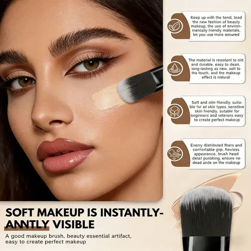 Kit De Maquillaje Negro Hghdbt De 51 Piezas Con Brochas Y Es