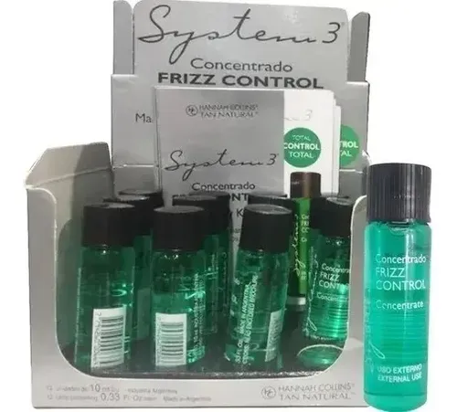 Ampollas Capilares System 3 Keratina Frizz Reparacion X12