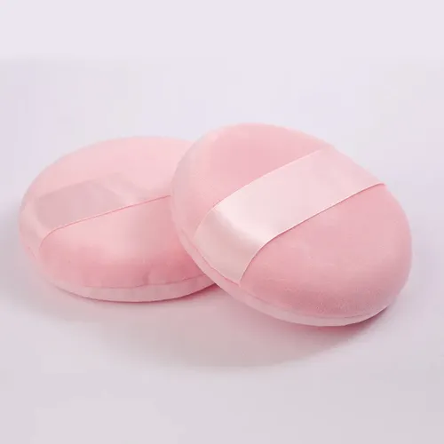 130mm Large Fluffy Powder Puff Reusable Setting Makeup 6 Pcs