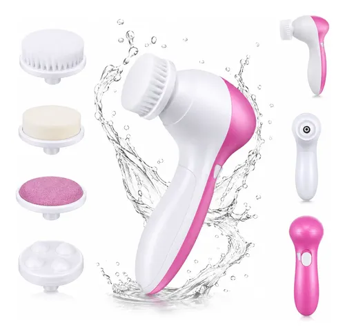 Limpiador Facial Eléctrico Cepillo Masajeador 5 En 1
