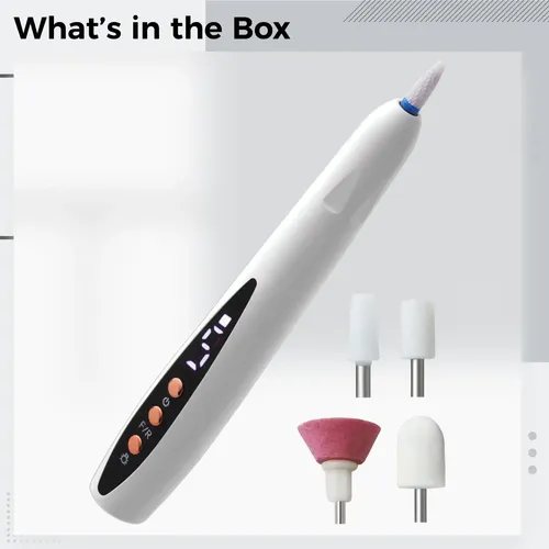 Cordless Nail Drill, Electric Nail File With 5 Bits,