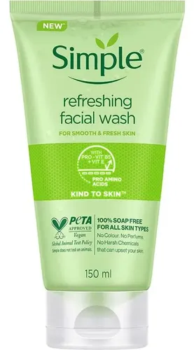 Gel Facial Refrescante Simple 150 Ml