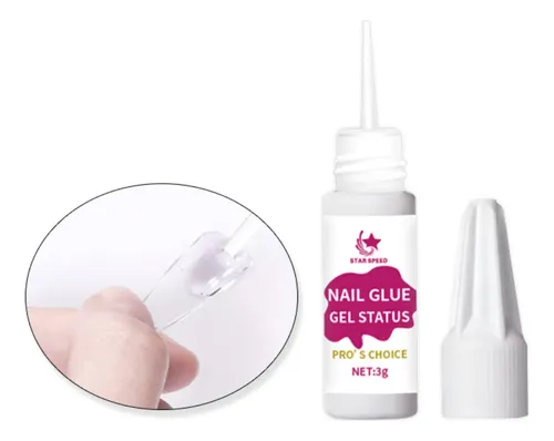 Pegamento 3g Para Uñas Postizas Tips Press On Resistente
