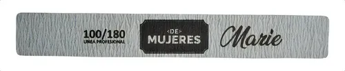 Lima Profesional Escofina Plana 100/180 Marie Demujeres Uñas