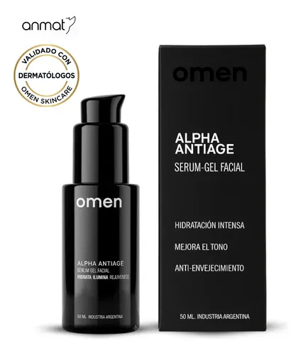 (x 4) Crema Facial Antiage Para Hombre Omen 50 Ml