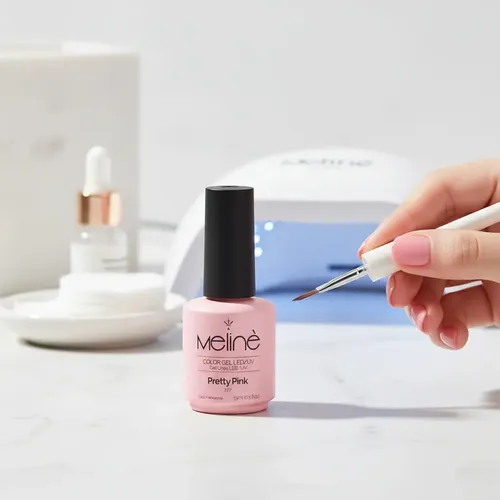 Esmalte Color Gel Uvled Semipermanente Meline Tono 909-Pearl of Orient