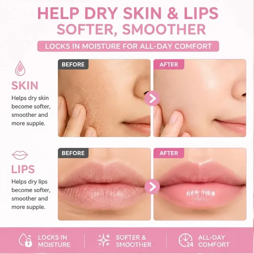 Bálsamo En Barra Hidratante Pink Collagen Volume, 3 Unidades