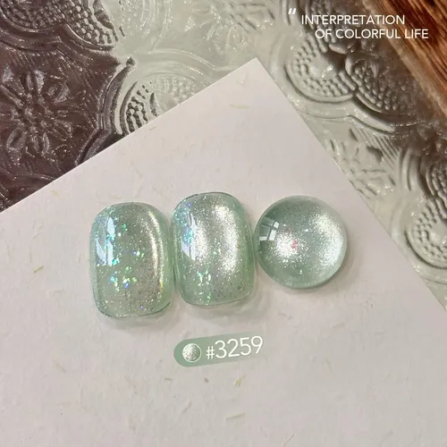 Set 6 Esmaltes Gel Con Imán Cat Eye Gaoy Frost Galaxy