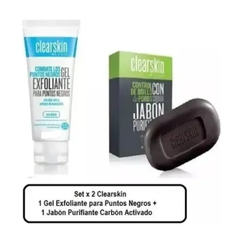 Clearskin Gel Exfoliante Puntos Negros Jabon Negro Carbon Av