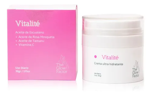 The Glow Factor Vitalité – Crema Facial Hidratante y Reparadora con Ceramidas x 30g