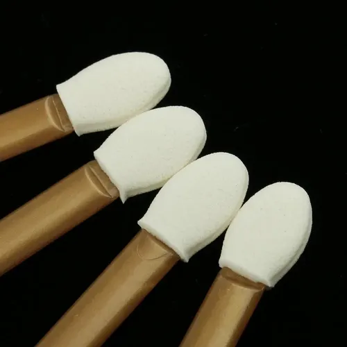 For 50 Pcs Ojos Delineador De Ojos Cepillo Esponja Aplicador