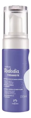 Espuma de baño cremosa de manzanilla y lavanda Natura