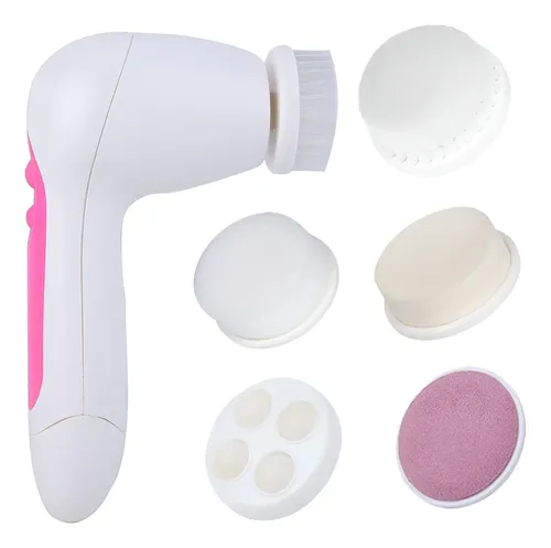 Cepillo Limpiador Facial 5 En 1 Masajeador Exfoliante A Pila