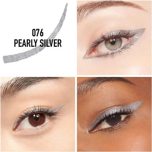 Delineador Diorshow 24h Stylo Waterproof 076 Pearly Silver