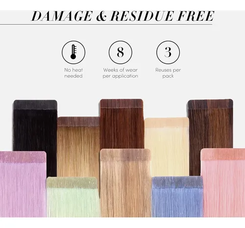 Extensiones Con Cinta Smart Tabs The Hair Shop 60 Tabs