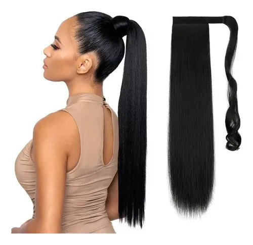 Coleta Postiza Cabello Lacio Caballo Natural Extensiones