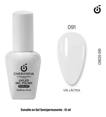 Kit Esmaltes Negro Rojo Blanco Via Lactea Cherimoya Uñas