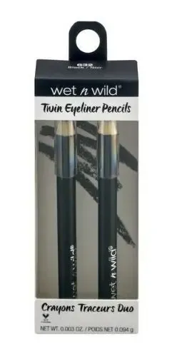 Delineador De Ojos Lápiz Wet N Wild Twin Pencils
