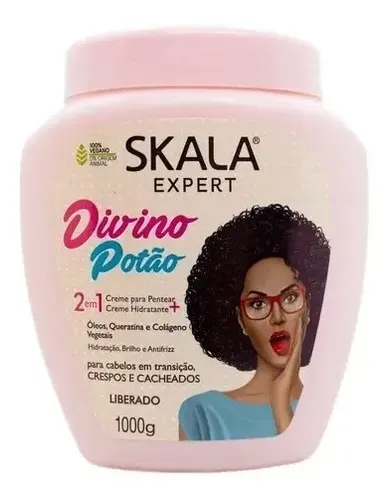 Skala Expert Divino Potao Crema De Peinar Rulos Vegana X1kg