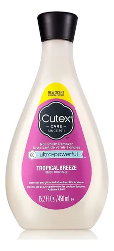 Quitaesmalte Cutex Ultra Poderoso 450 Ml Con Fragancia