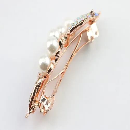 Gyjss- Crystal Hair Clip For Women Rosa Roja –