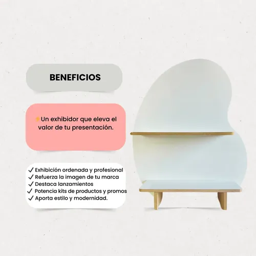 Organizador De Maquillaje Plana Design Nube Mini
