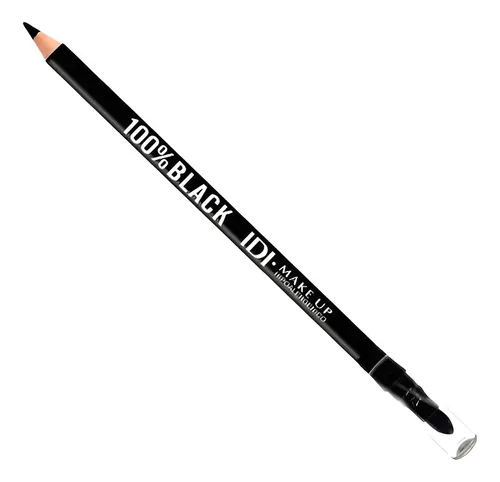 Idi Make Up Lapiz Delineador Con Esfumino Waterproof 01black