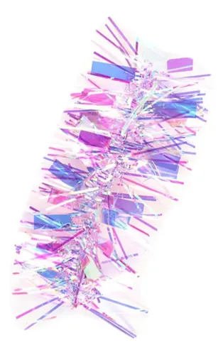 Adhesivos De Uñas Holográficos Iridiscentes Arcoíris Rosa Cl