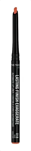 Rimmel Lasting Finish Exaggerate Lip Liner Perfilador Labial Color 018