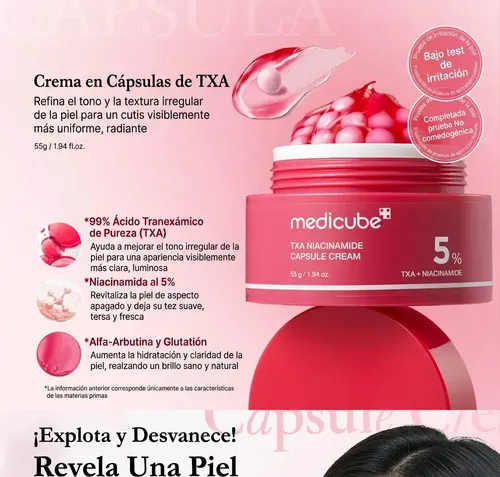 Capsule Cream Txa Niacinamide Korea 55g Medicube