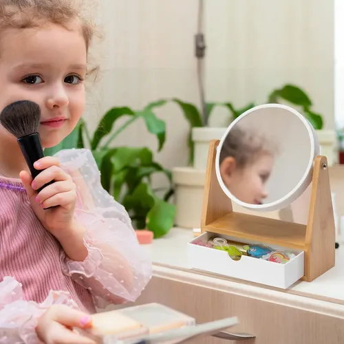 Espejo De Maquillaje Yeake Vanity Con Aumento 1x/3x Y Soport