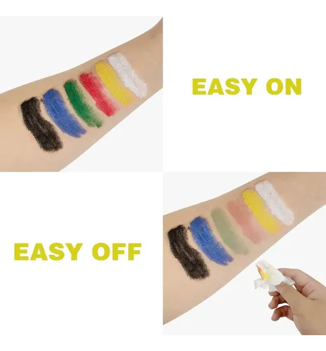 Maquillaje Para Rostro Artístico Cara Pintura Colores