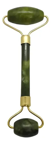 Masajeador Rodillos Piedra Jade Facial Corporal