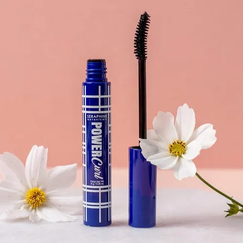 Mascara Power Curl Seraphine Botanicals Rimel Rizo Poderoso