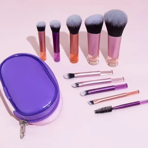 Set 10 Brochas De Maquillaje Profesional Cosmético