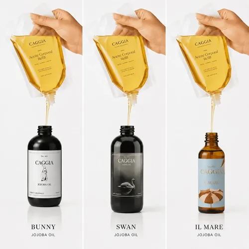 300ml Aceite Corporal Refill Caggia Cosmetics