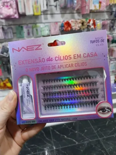 Kit De Pestañas Con Pegamento Aprueba De Agua Naez