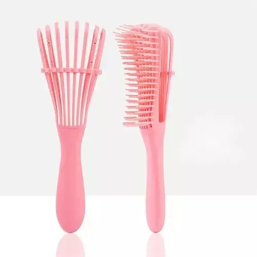 Cepillo Garra Desenredante Flexible Cabello Rulos Acrylix