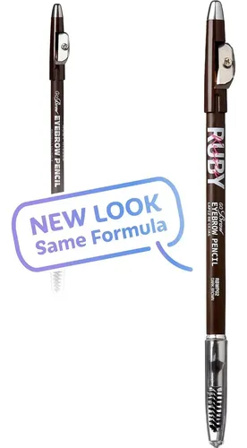 Lápiz De Cejas Ruby Kisses Go Brow 3x Dark Brown
