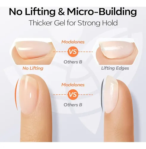 Set Base Y Top Coat Gel Modelones 15 Ml
