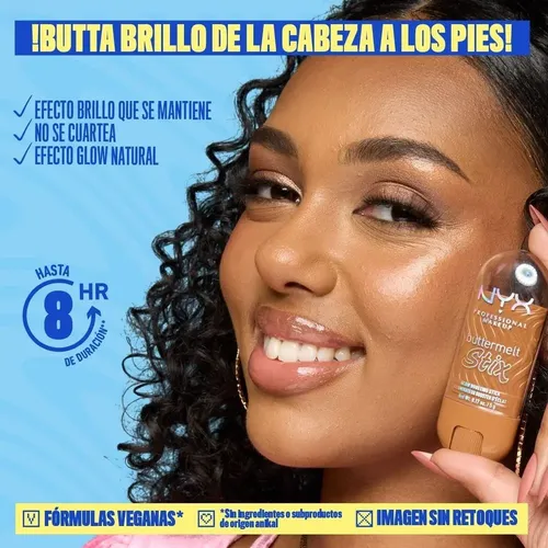 Nyx Pmu Iluminador Buttermelt Glaze Stix, 5gr