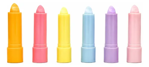 Brillo Balsamo Labial Lip Balm Tejar Fruit Set De 6 Unidades