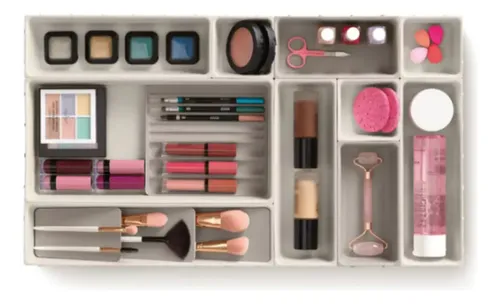Organizador de Cajón Encastrable x10 para Maquillaje y Oficina Oh My Shop