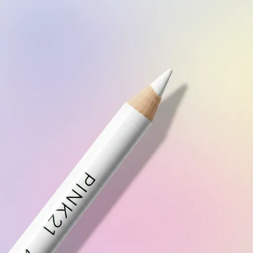 Lapiz Delineador De Ojos Blanco C/sacapuntas Pink 21 Packx12