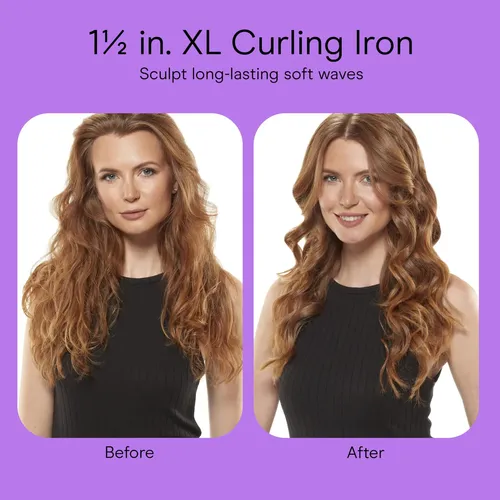 Plancha De Pelo Conair, Doble Cerámica, Barril De 1.5 Pulgad