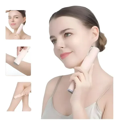 Afeitadora Eléctrica Femenina Corporal Y Facial Recargable
