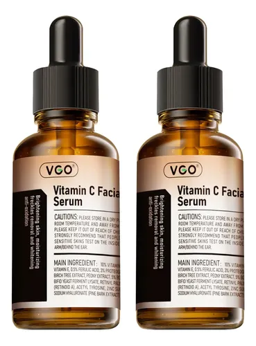 Sérum Facial Vgo Con Vitamina C De Hidratación Profunda, Paq