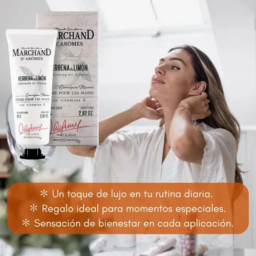 Crema De Manos Marchand Hidratante Nutritiva Aromas 80g