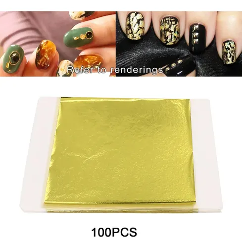 Imitación De Hoja De Hoja De Oro 100x Para Limon Amarillo