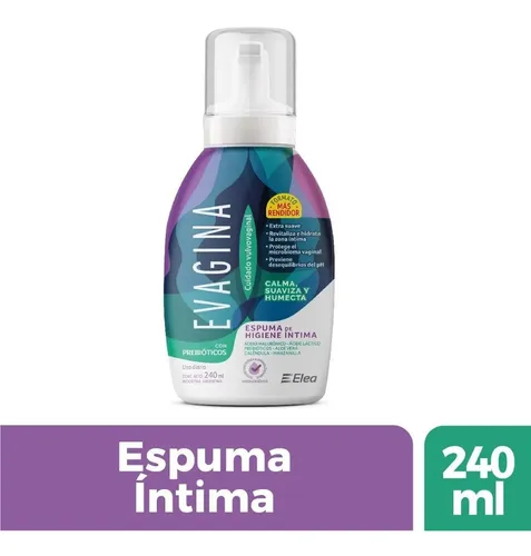 Evagina Espuma De Higiene Íntima X 240 Ml